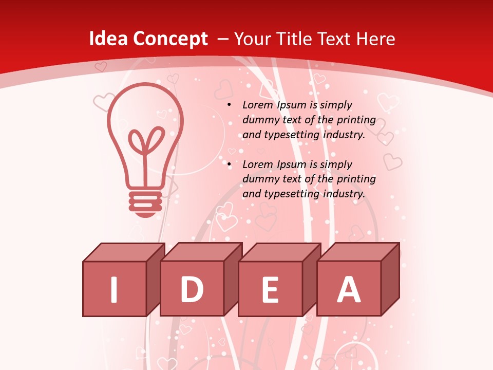 Valentine's Present Design Valentine PowerPoint Template