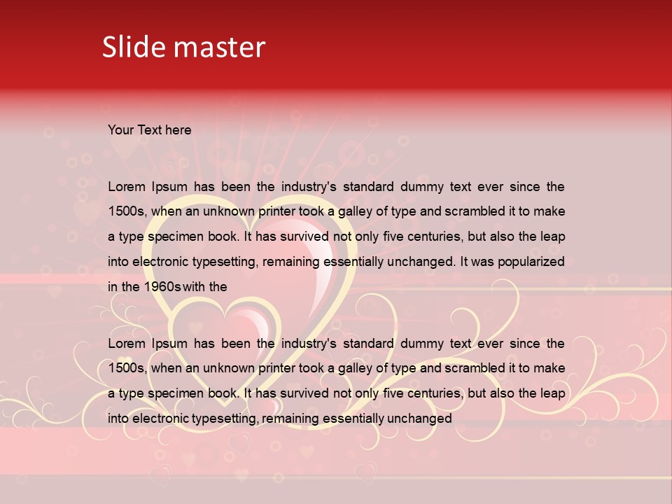 Floral Decoration Artistic PowerPoint Template