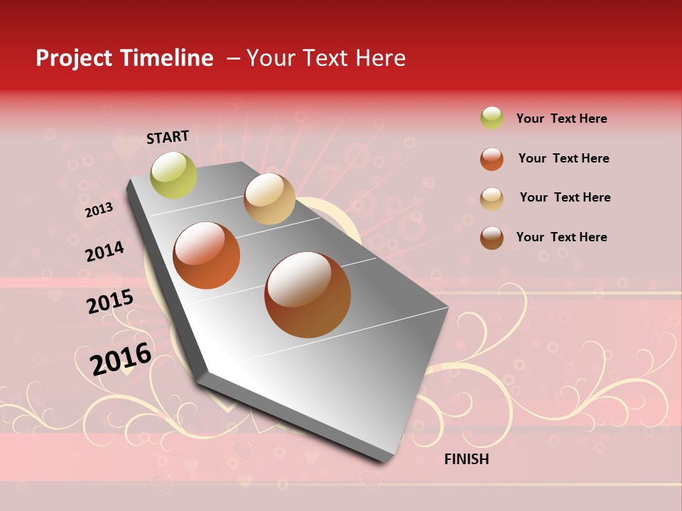 Floral Decoration Artistic PowerPoint Template