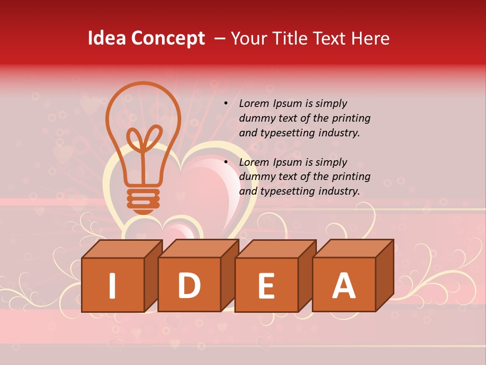 Floral Decoration Artistic PowerPoint Template