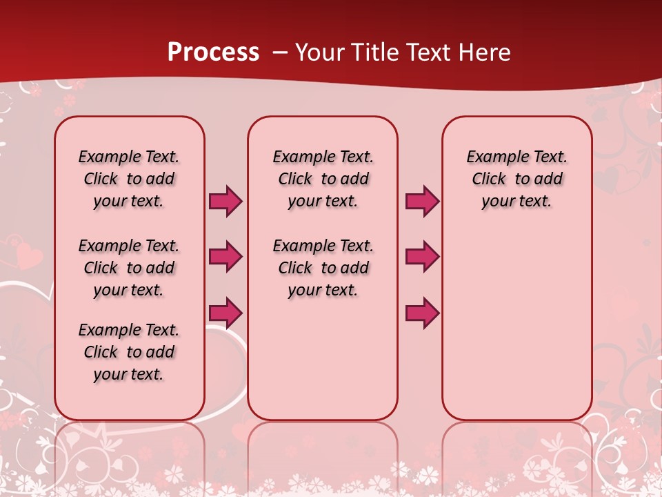 Heart Flower Holiday PowerPoint Template