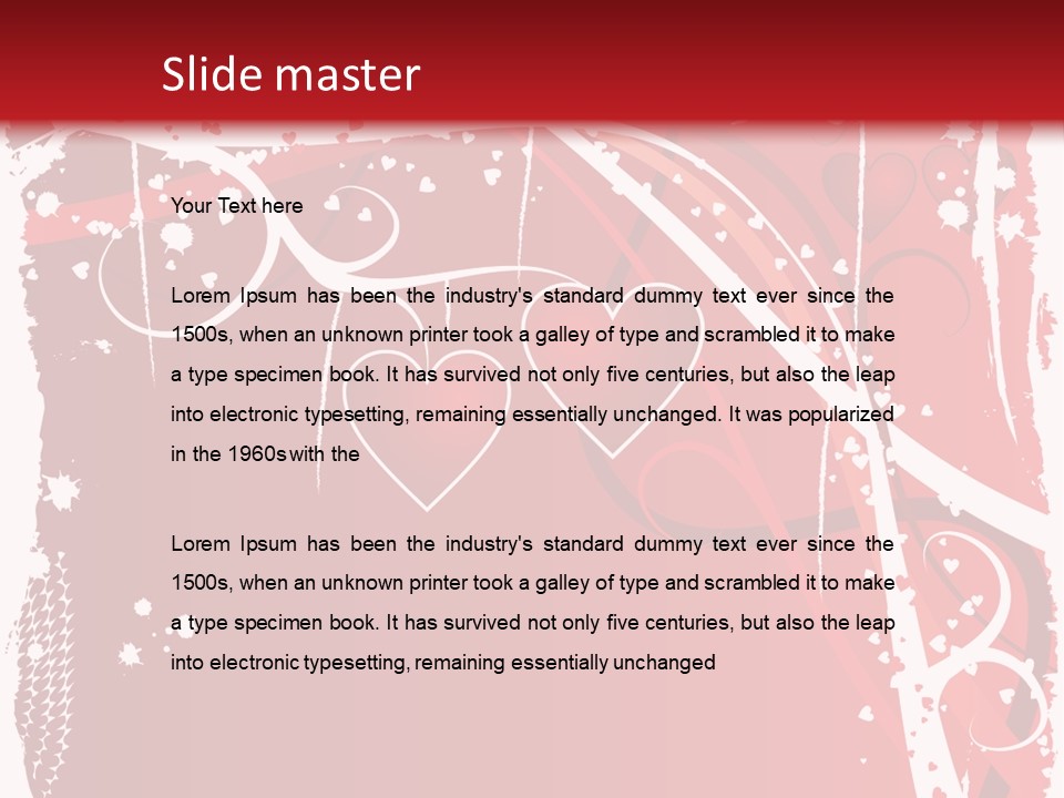 Wedding Holiday Illustration PowerPoint Template