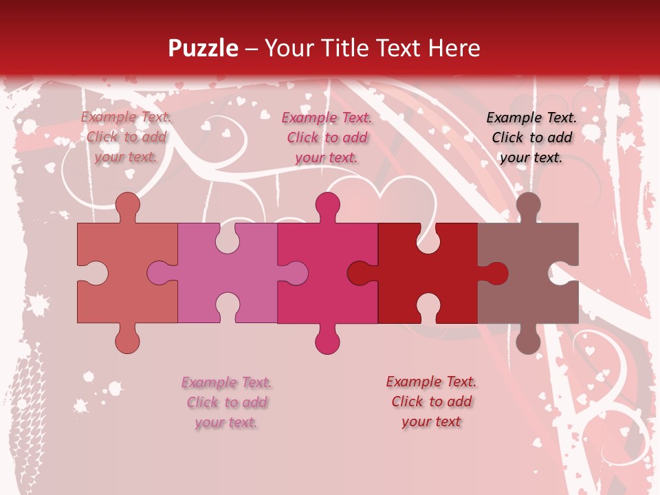 Wedding Holiday Illustration PowerPoint Template