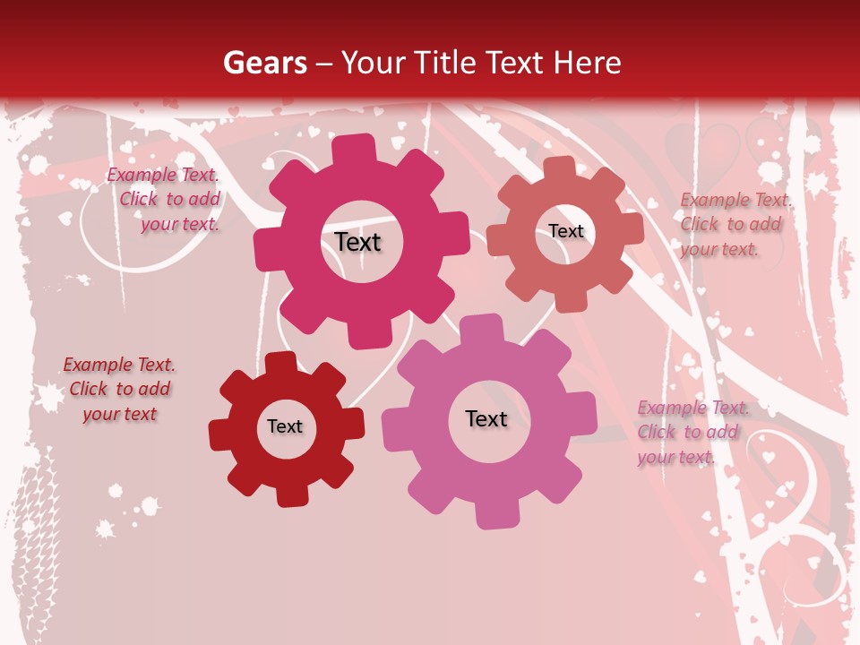 Wedding Holiday Illustration PowerPoint Template