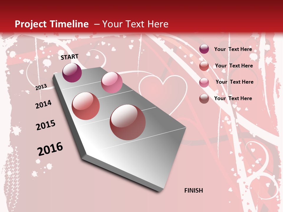 Wedding Holiday Illustration PowerPoint Template