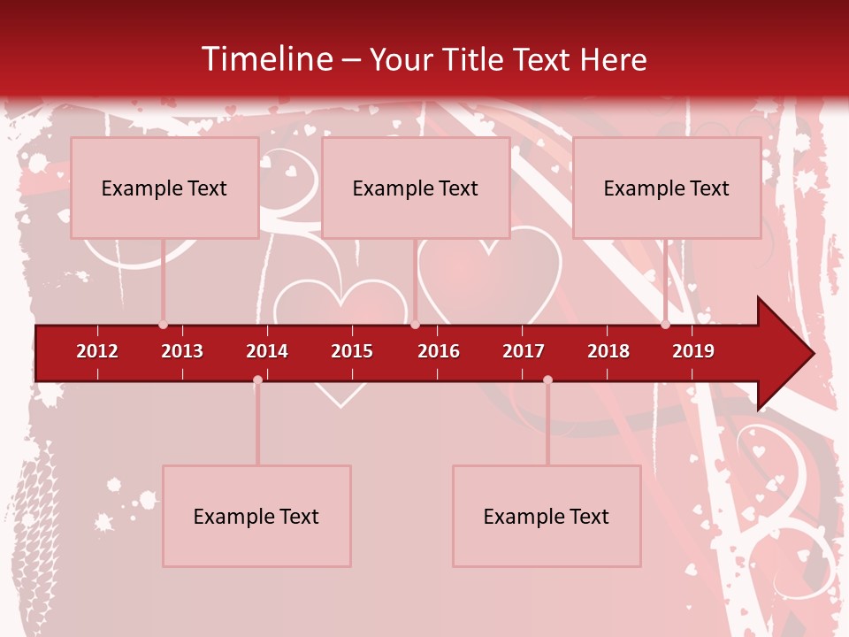 Wedding Holiday Illustration PowerPoint Template