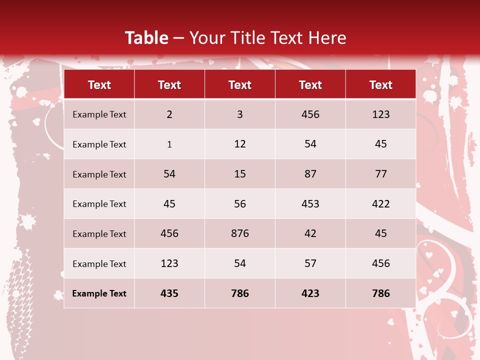 Wedding Holiday Illustration PowerPoint Template
