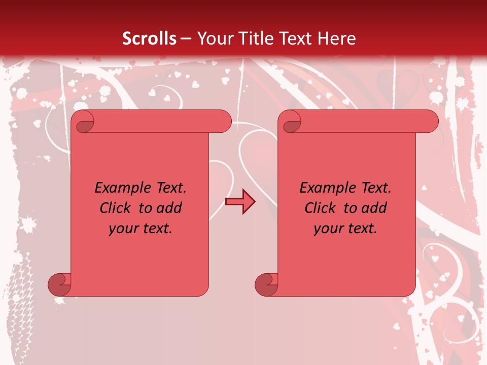 Wedding Holiday Illustration PowerPoint Template