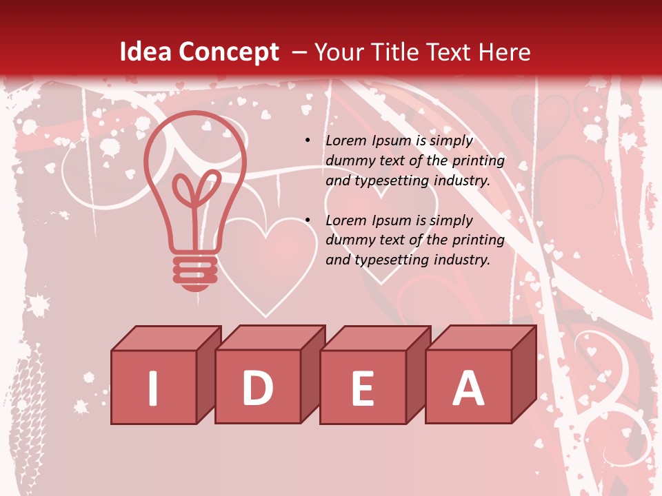 Wedding Holiday Illustration PowerPoint Template