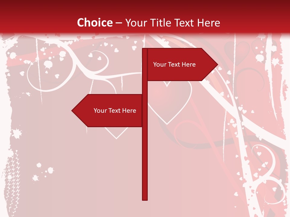 Wedding Holiday Illustration PowerPoint Template