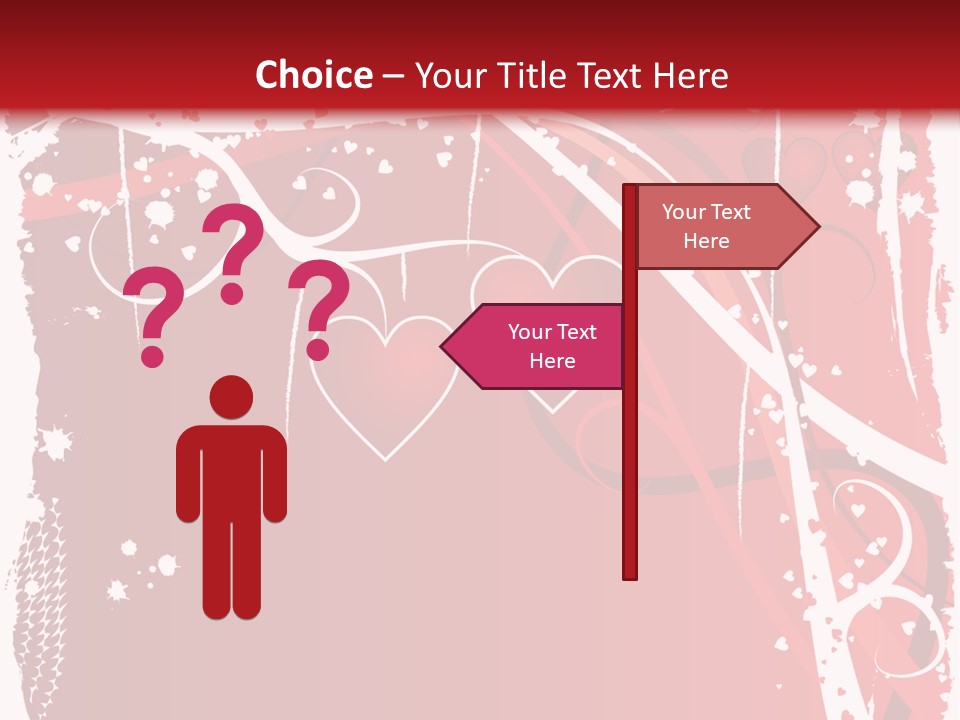 Wedding Holiday Illustration PowerPoint Template