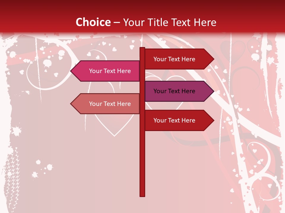 Wedding Holiday Illustration PowerPoint Template