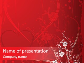 Artwork Grunge Ornament PowerPoint Template