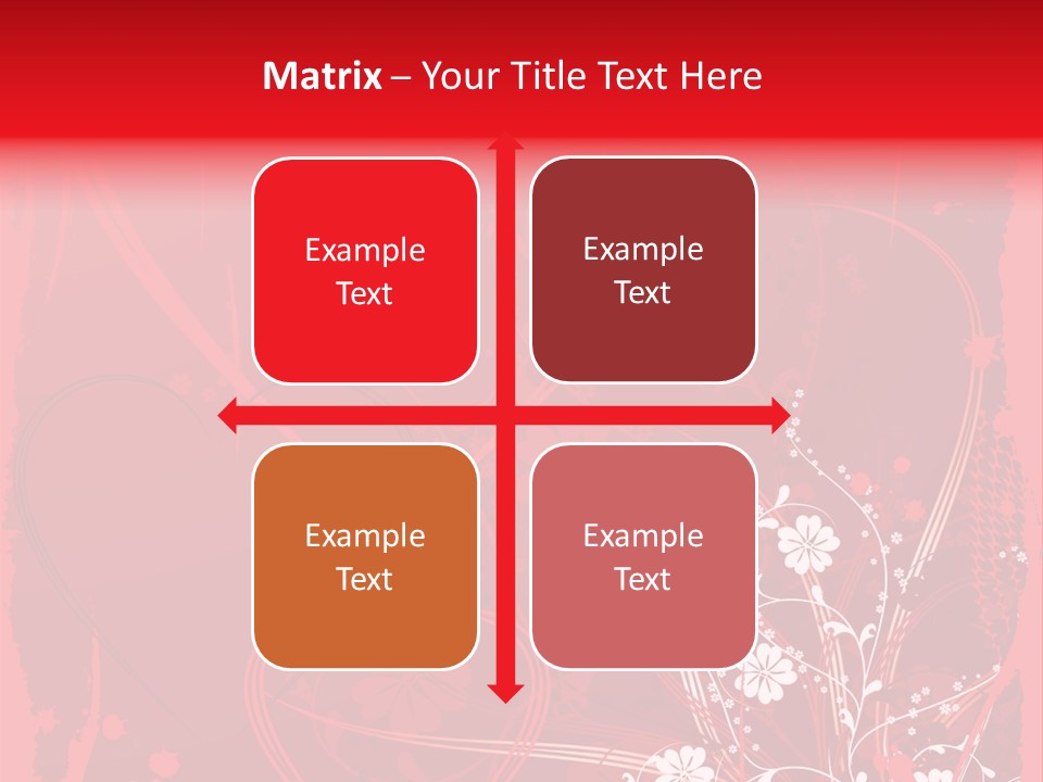 Artwork Grunge Ornament PowerPoint Template