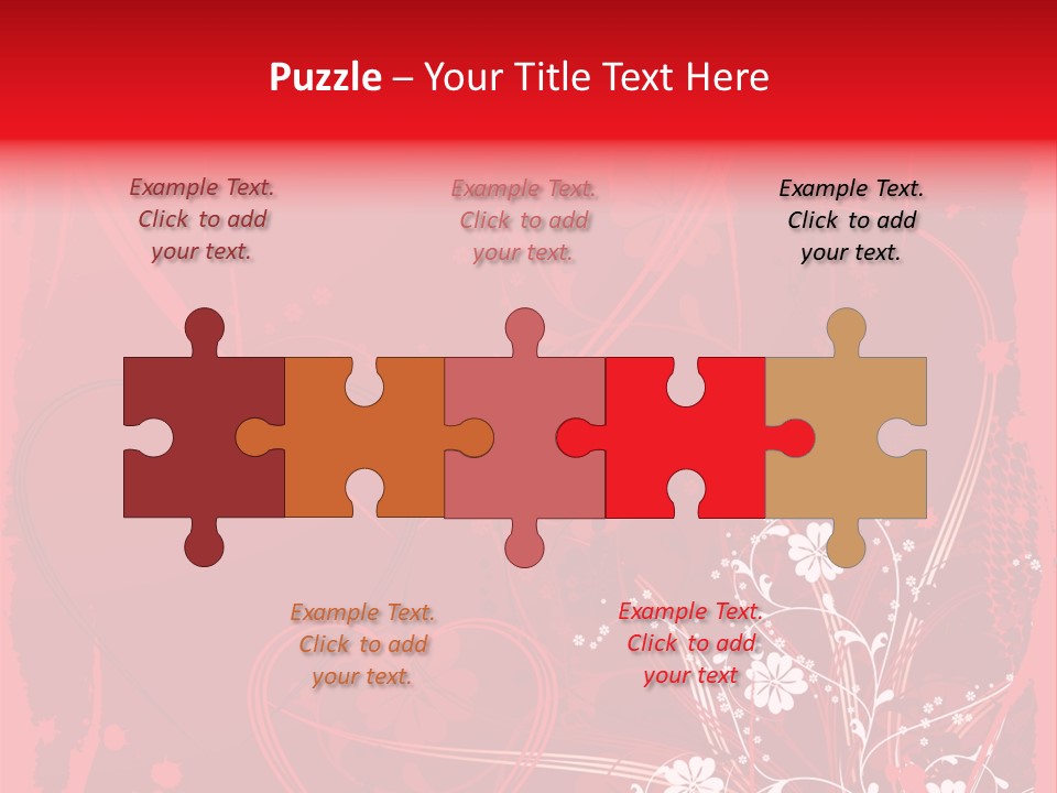 Artwork Grunge Ornament PowerPoint Template