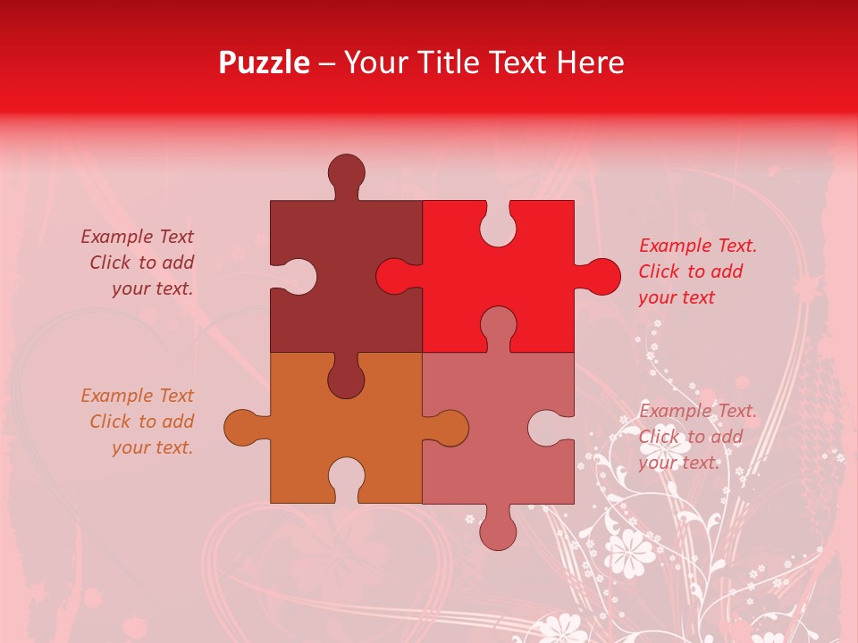 Artwork Grunge Ornament PowerPoint Template