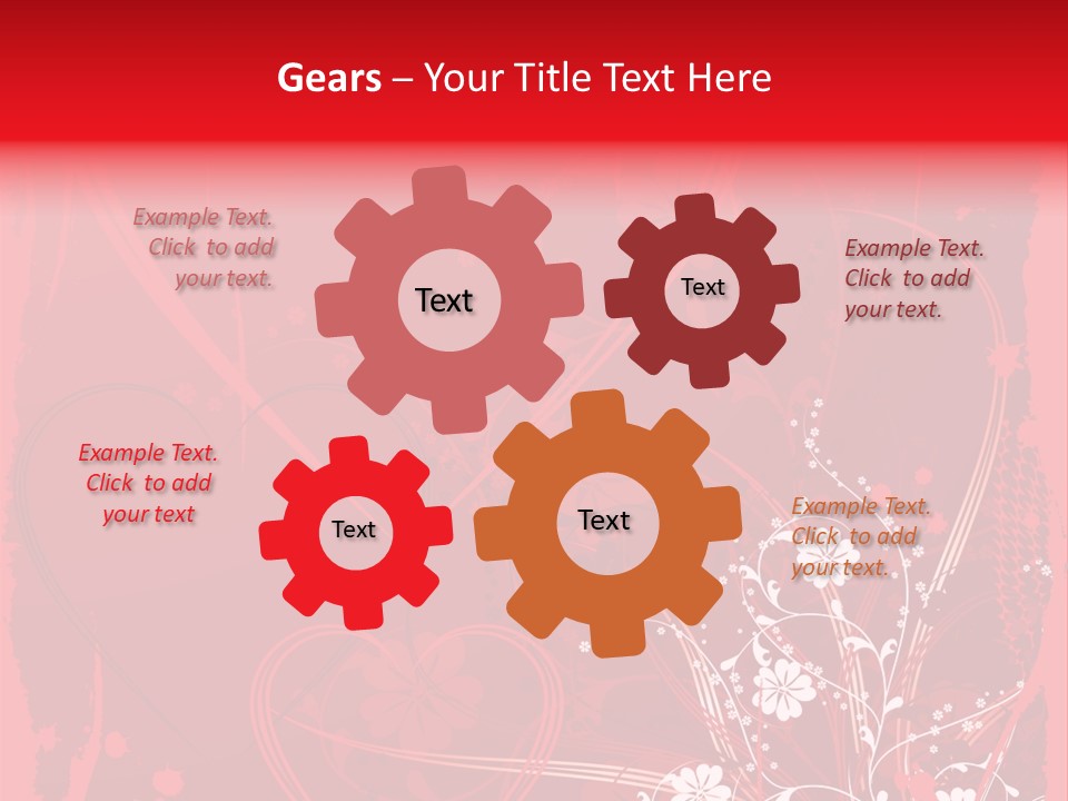 Artwork Grunge Ornament PowerPoint Template