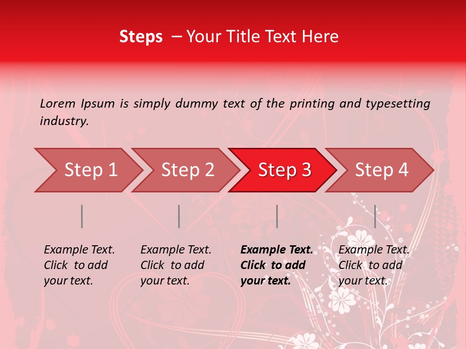 Artwork Grunge Ornament PowerPoint Template