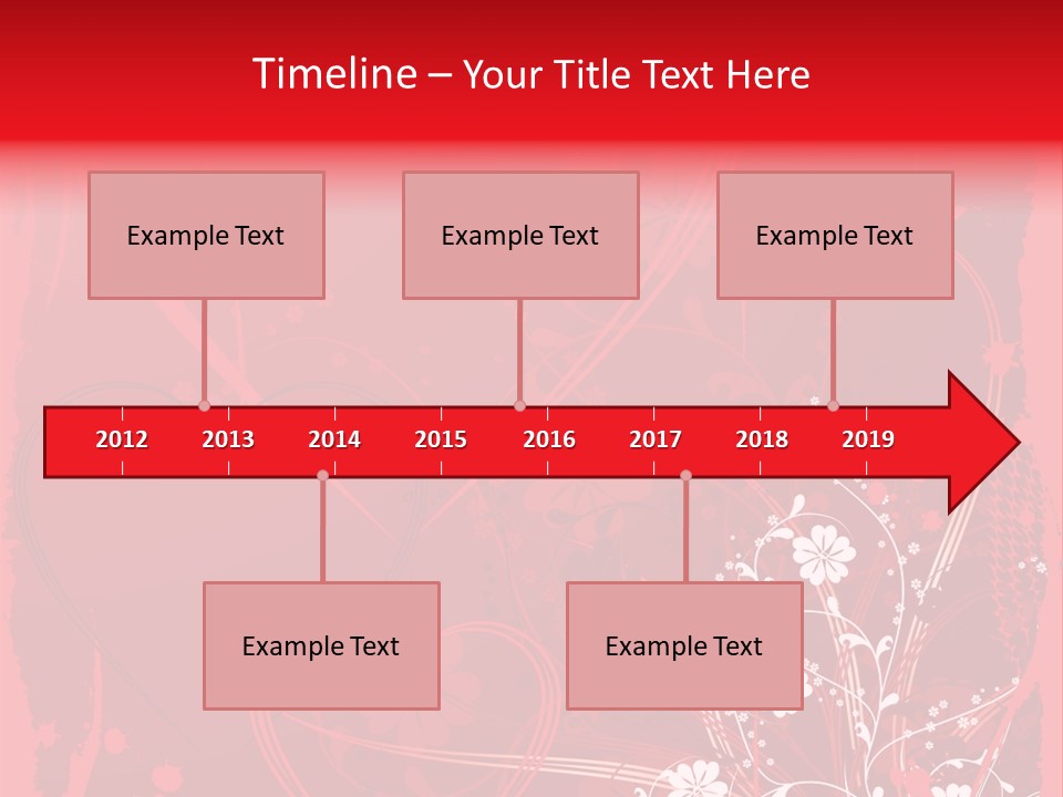 Artwork Grunge Ornament PowerPoint Template