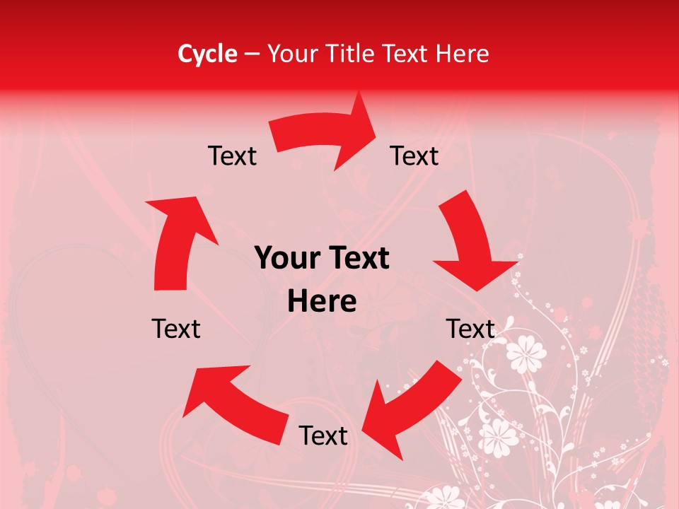 Artwork Grunge Ornament PowerPoint Template