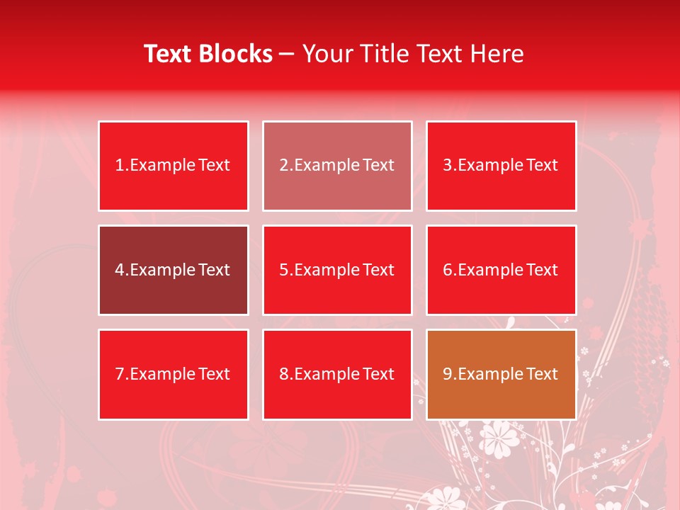 Artwork Grunge Ornament PowerPoint Template