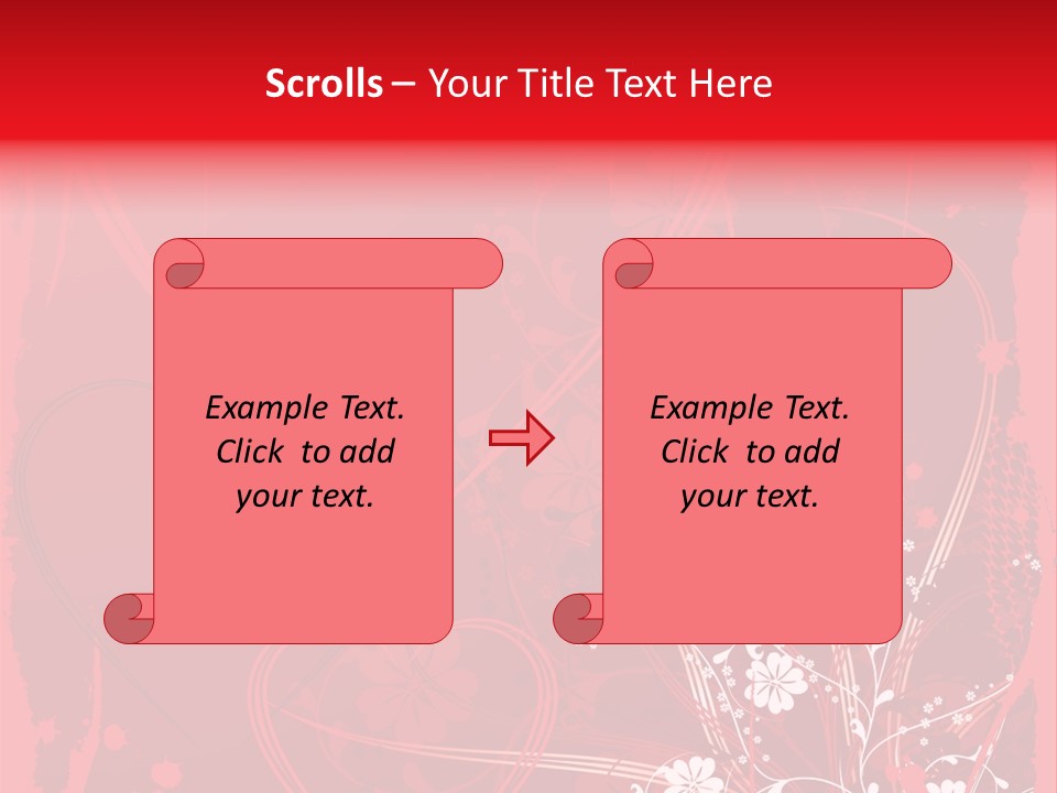 Artwork Grunge Ornament PowerPoint Template
