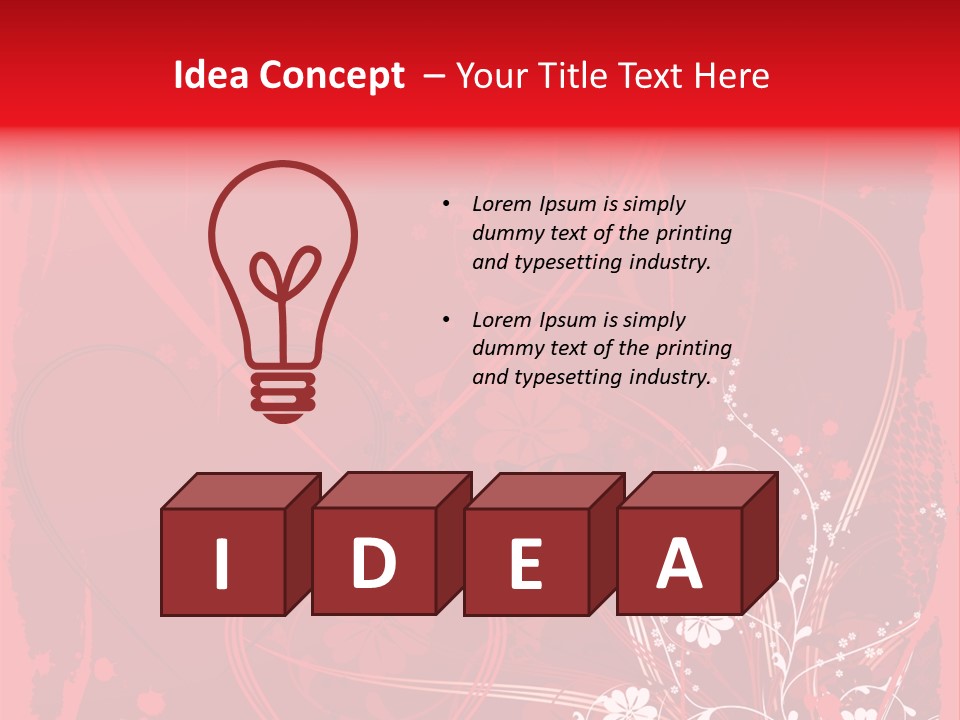 Artwork Grunge Ornament PowerPoint Template