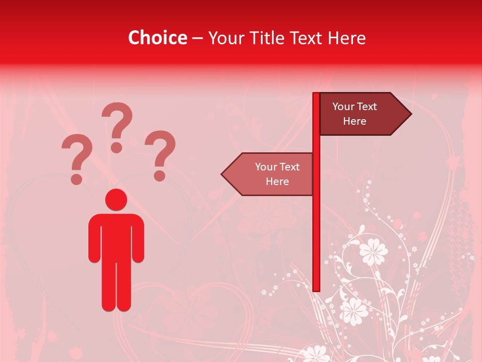 Artwork Grunge Ornament PowerPoint Template