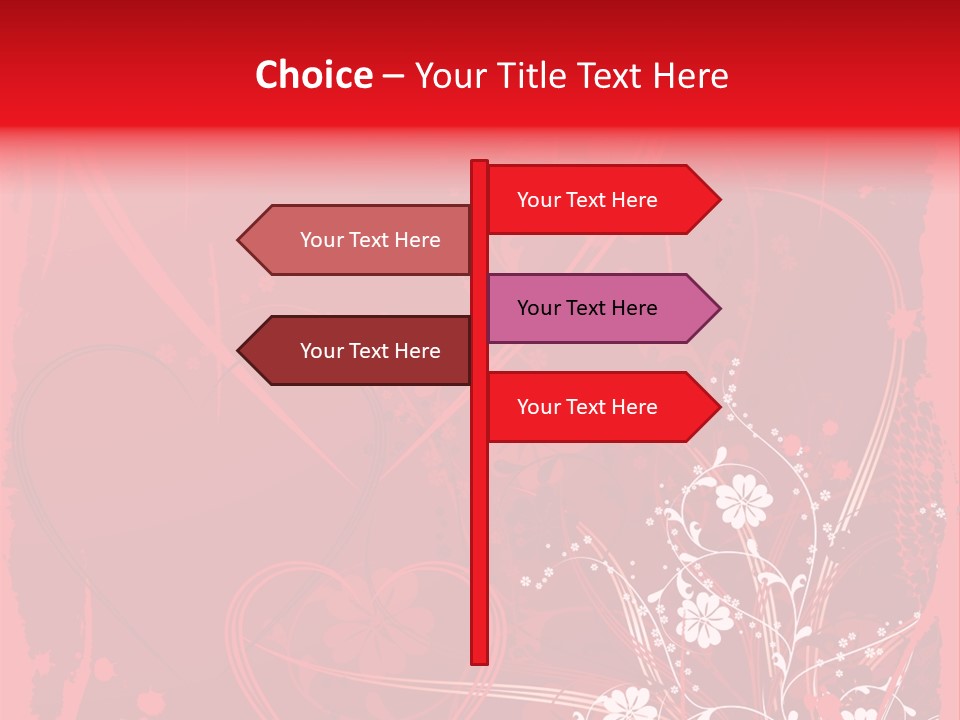 Artwork Grunge Ornament PowerPoint Template