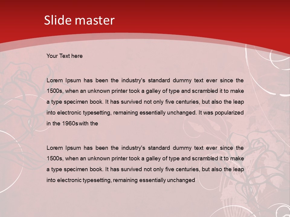 Dirty Thought Silhouette PowerPoint Template