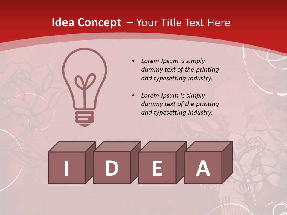 Dirty Thought Silhouette PowerPoint Template