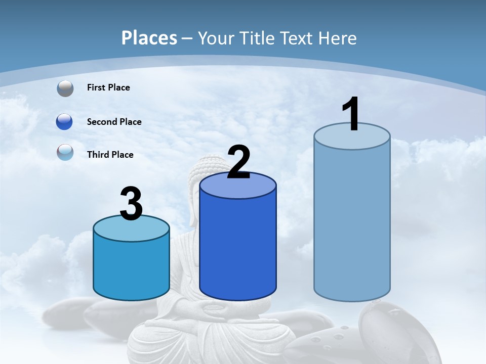 Relaxation Ciel Religion PowerPoint Template