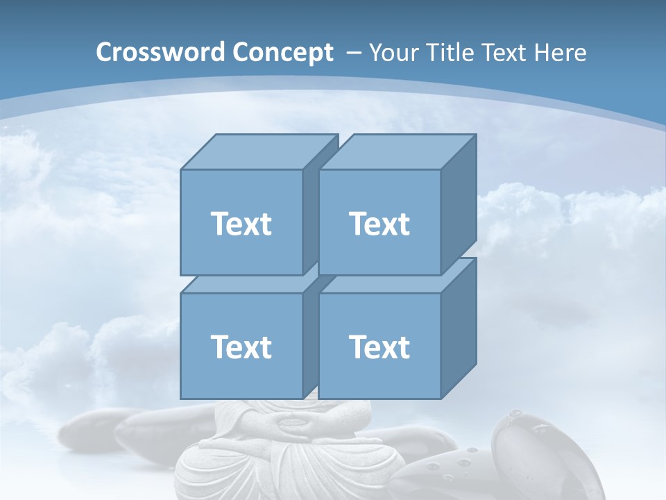 Relaxation Ciel Religion PowerPoint Template