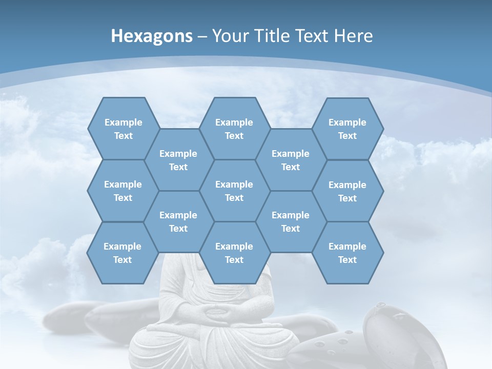 Relaxation Ciel Religion PowerPoint Template