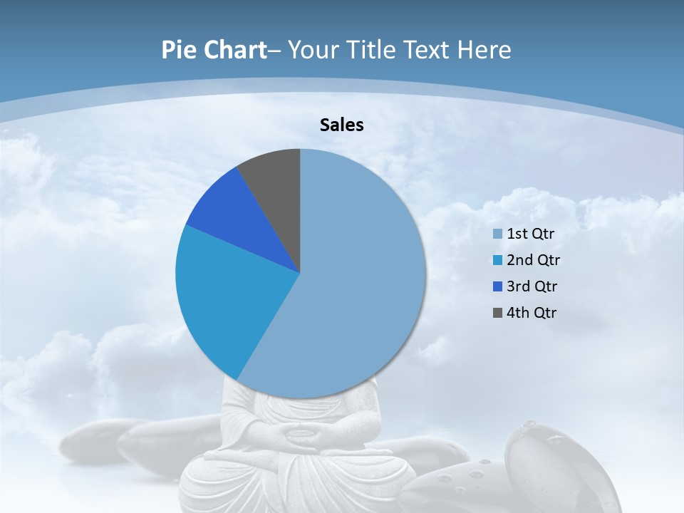 Relaxation Ciel Religion PowerPoint Template