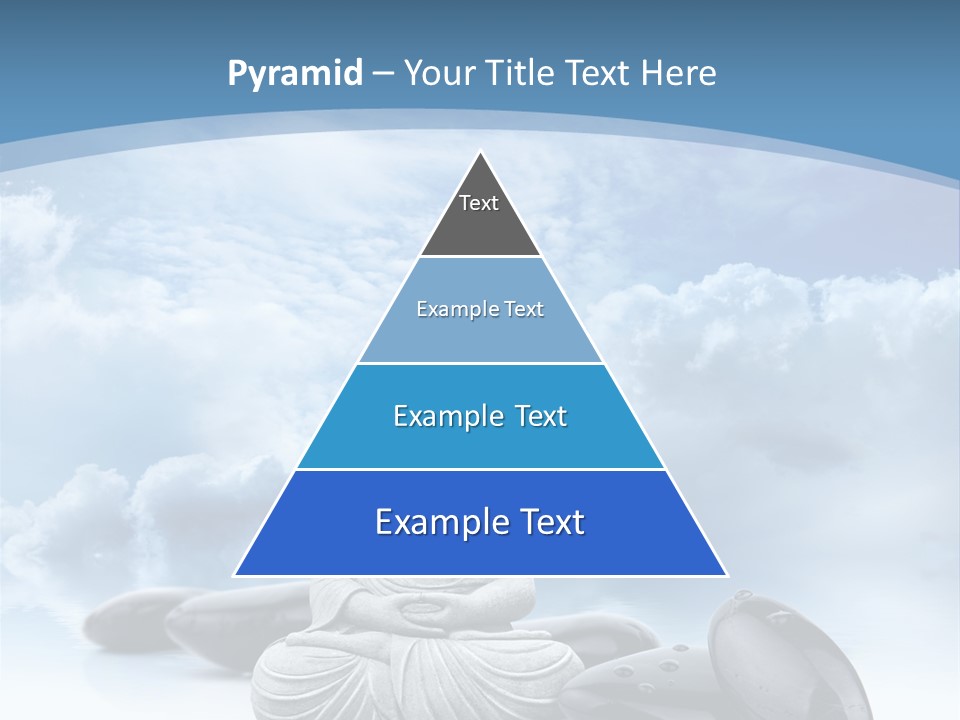 Relaxation Ciel Religion PowerPoint Template