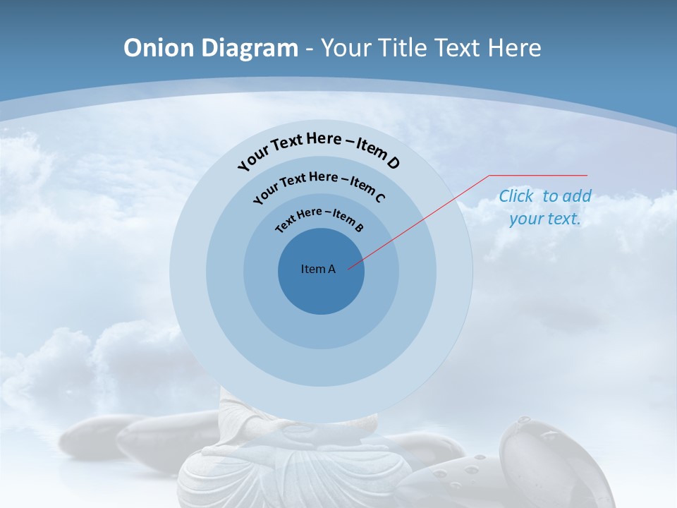 Relaxation Ciel Religion PowerPoint Template