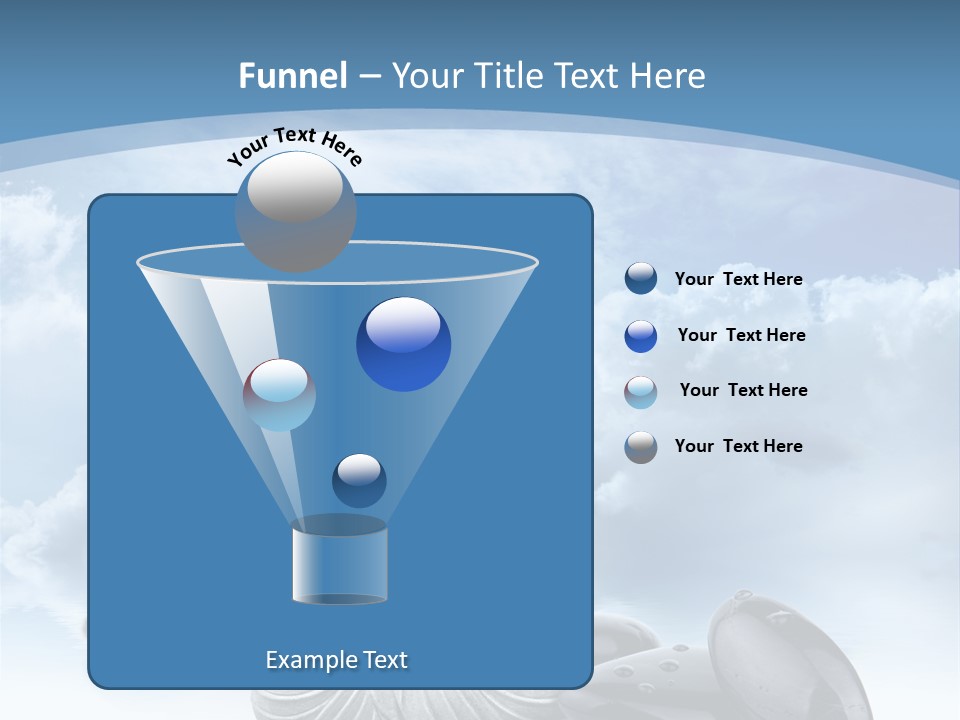 Relaxation Ciel Religion PowerPoint Template