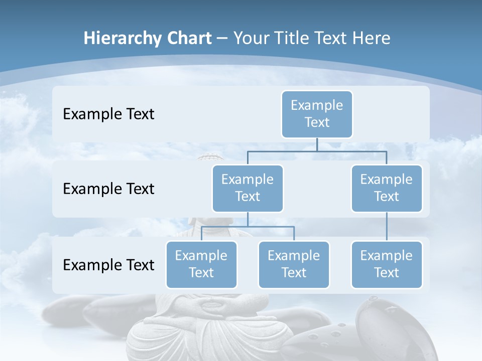 Relaxation Ciel Religion PowerPoint Template