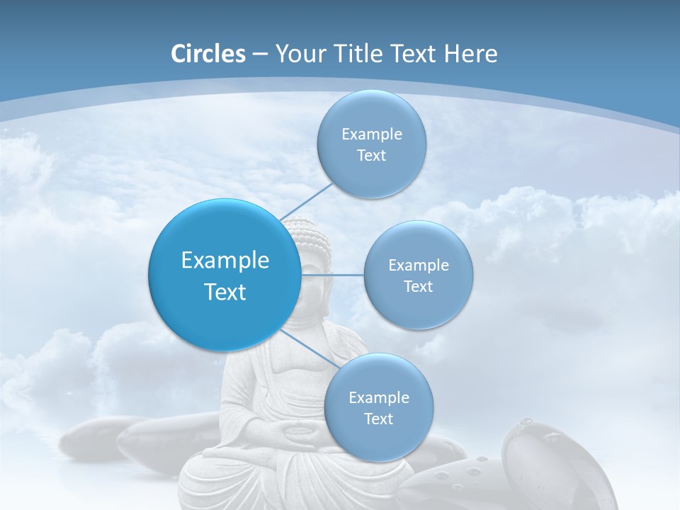 Relaxation Ciel Religion PowerPoint Template