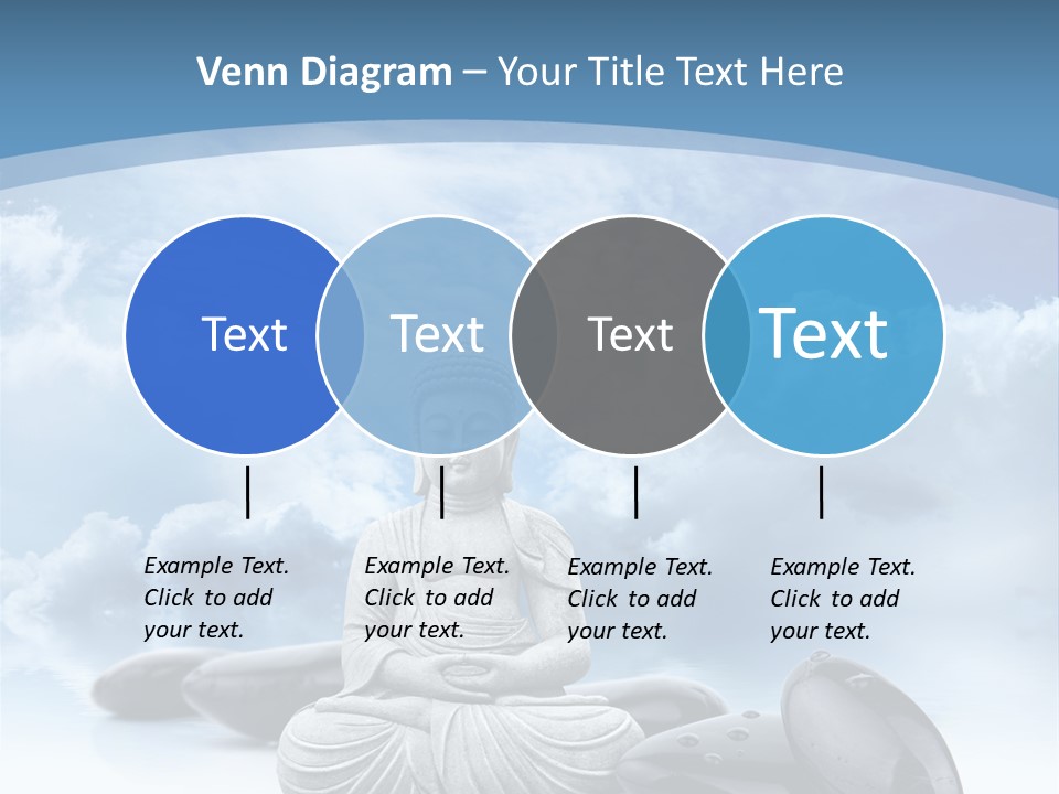 Relaxation Ciel Religion PowerPoint Template