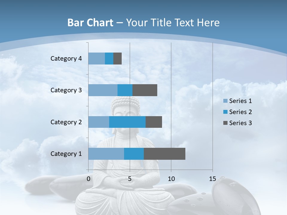 Relaxation Ciel Religion PowerPoint Template