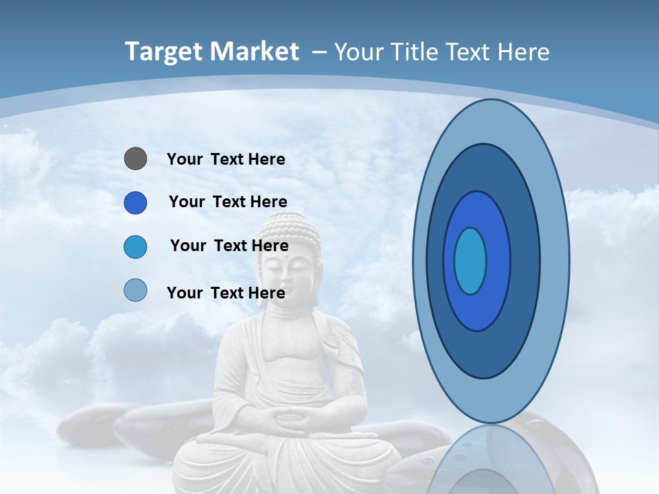 Relaxation Ciel Religion PowerPoint Template