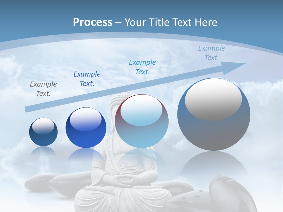 Relaxation Ciel Religion PowerPoint Template