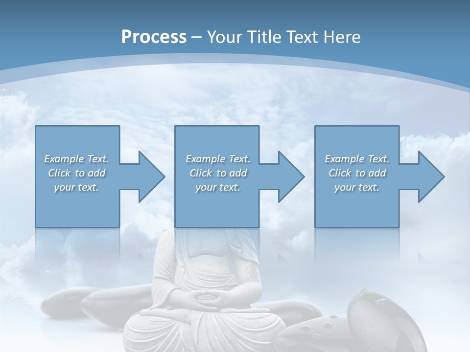 Relaxation Ciel Religion PowerPoint Template