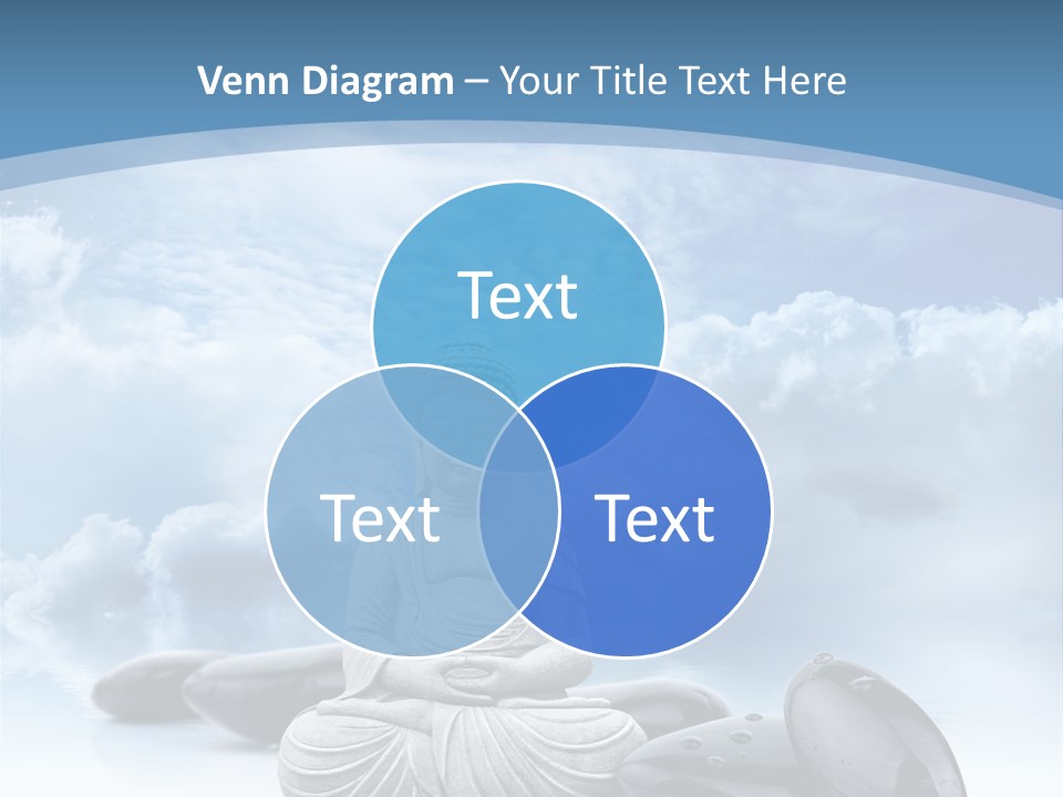 Relaxation Ciel Religion PowerPoint Template