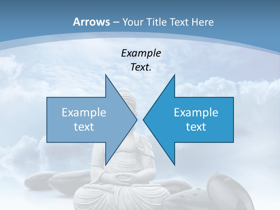 Relaxation Ciel Religion PowerPoint Template