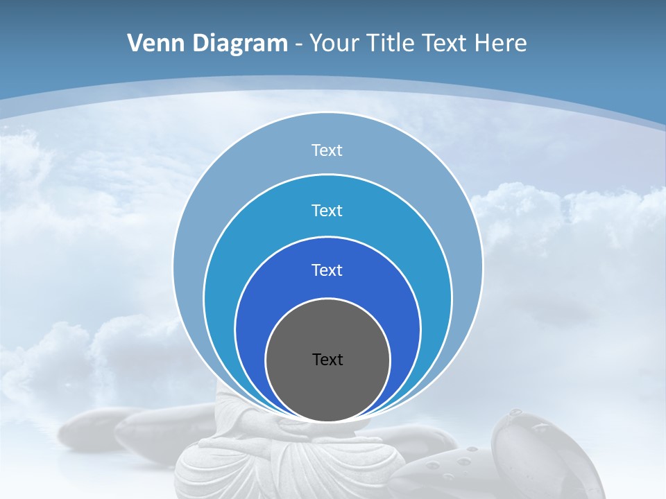 Relaxation Ciel Religion PowerPoint Template
