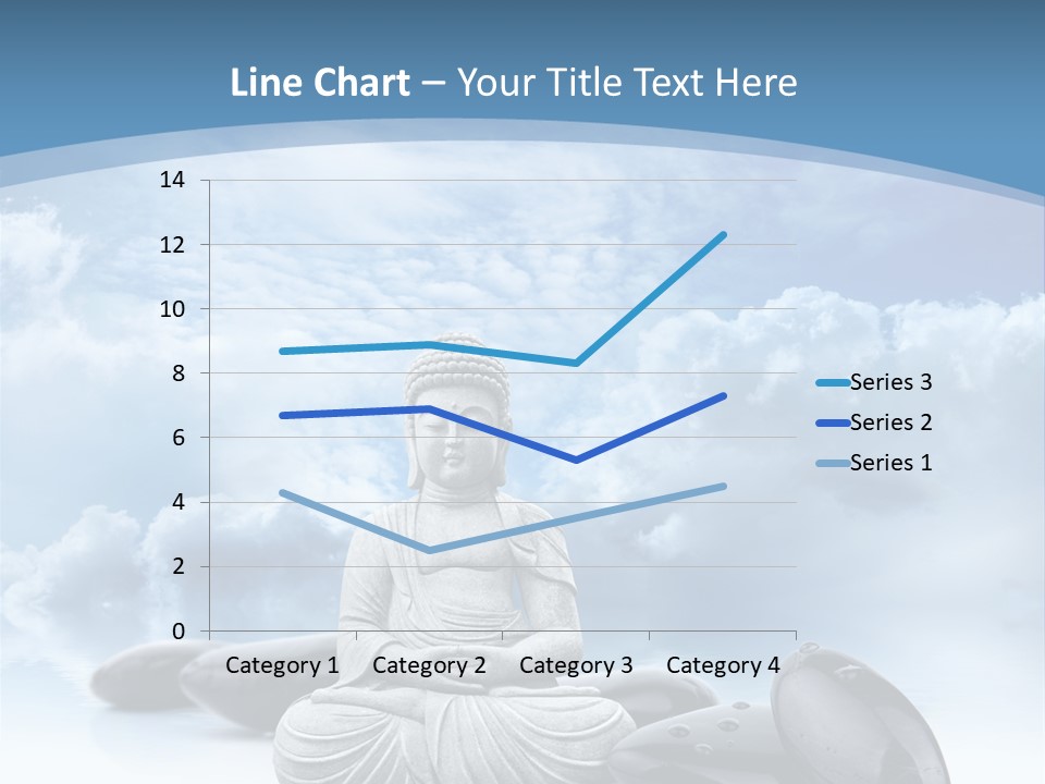 Relaxation Ciel Religion PowerPoint Template