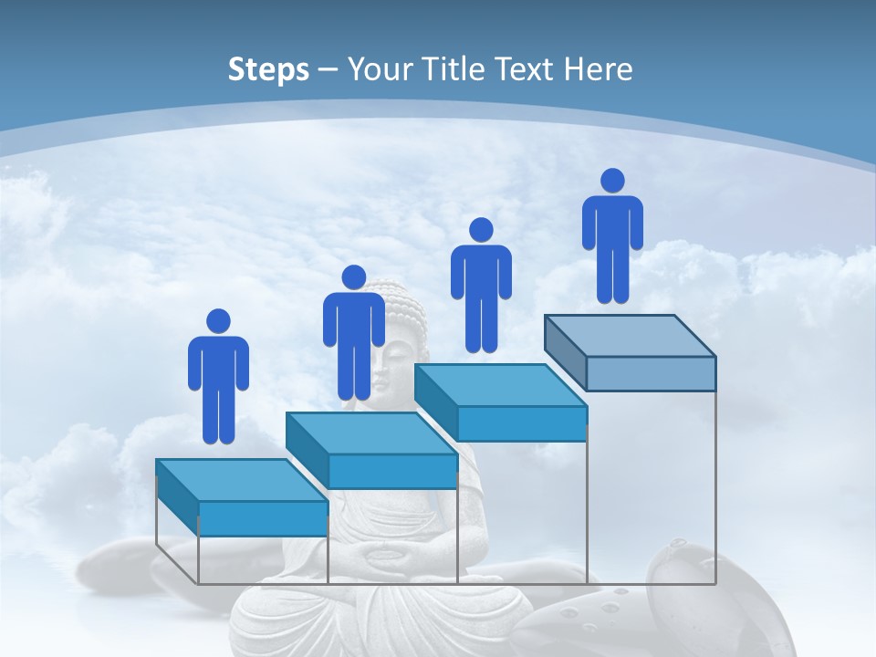 Relaxation Ciel Religion PowerPoint Template